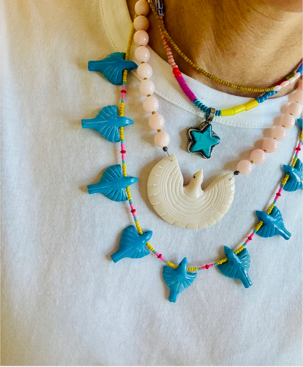Turquoise Multi Bird