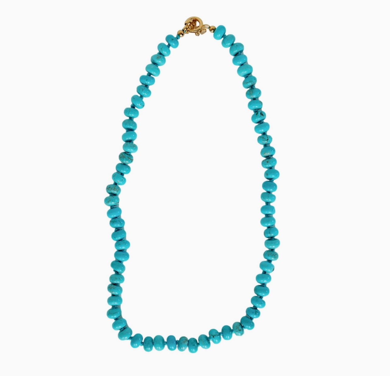 18" Genuine Turquoise Candy Necklace