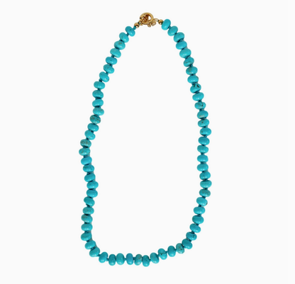 18" Genuine Turquoise Candy Necklace