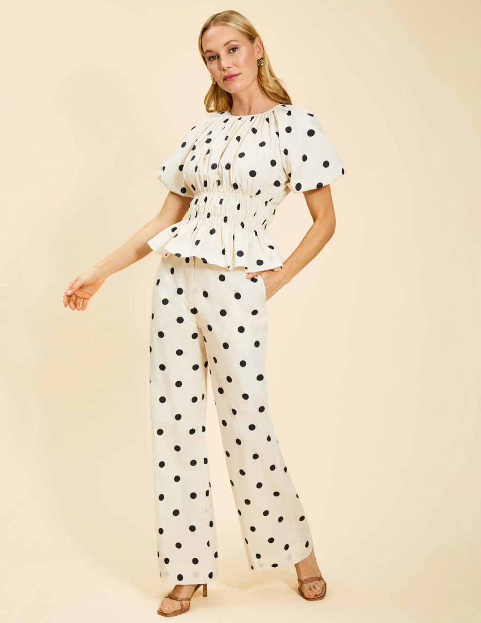 Taylor Pant in Polka Dot