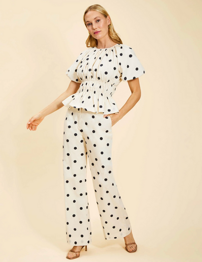 Taylor Pant in Polka Dot