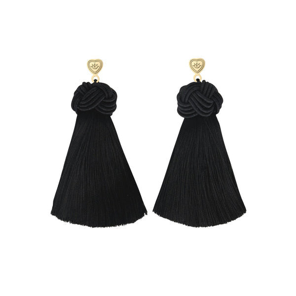 Topknot Tassel Earring