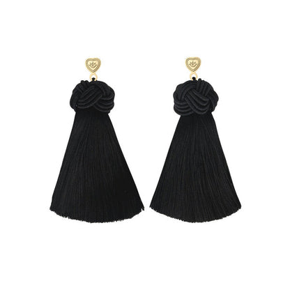 Topknot Tassel Earring