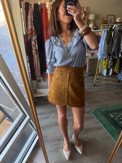 Dottie Skirt in Saddle