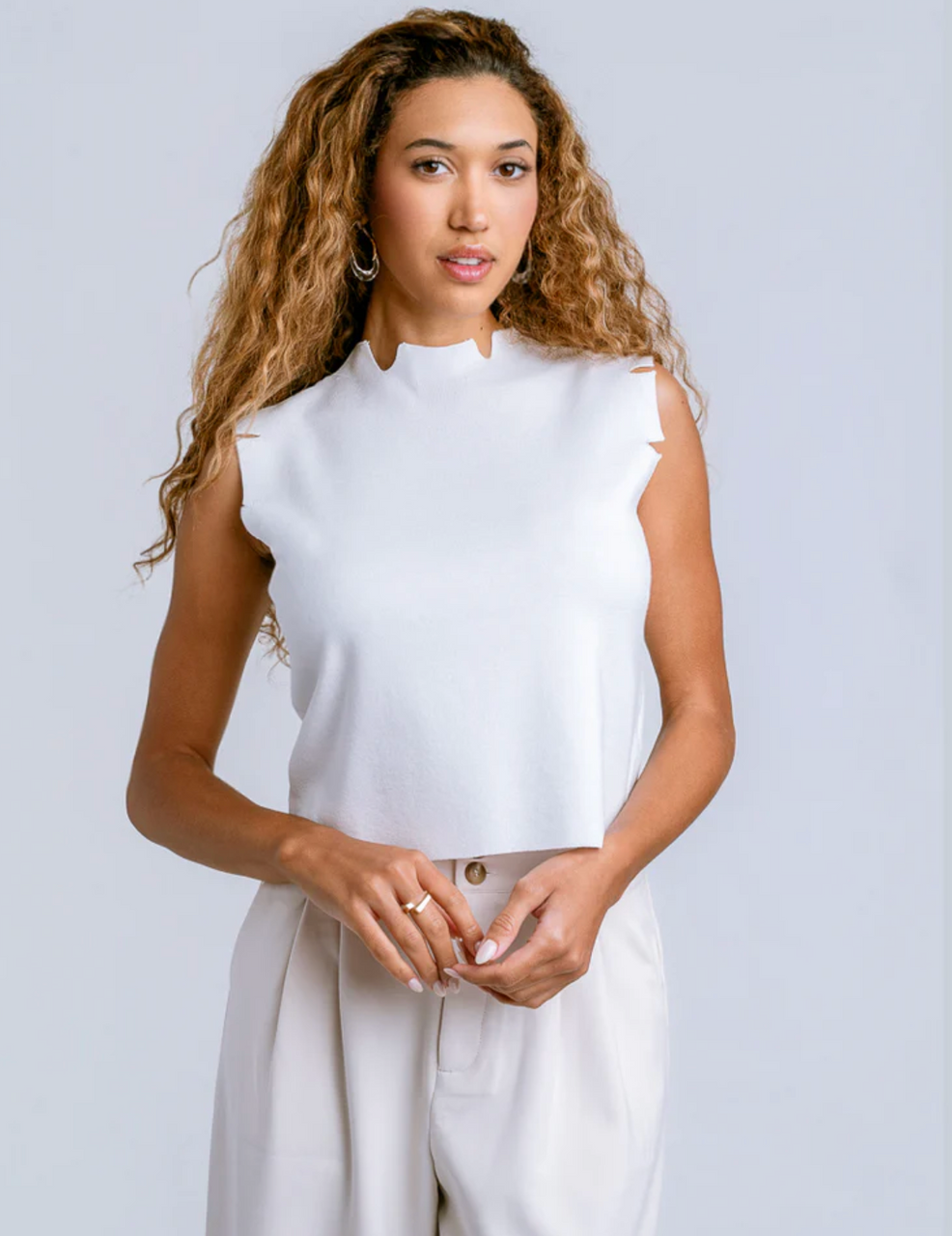 Betty Top in White