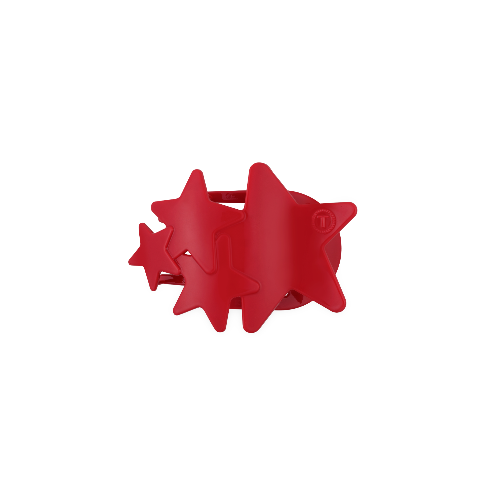 Flat Hair Clip | Small | Red Shooting Star