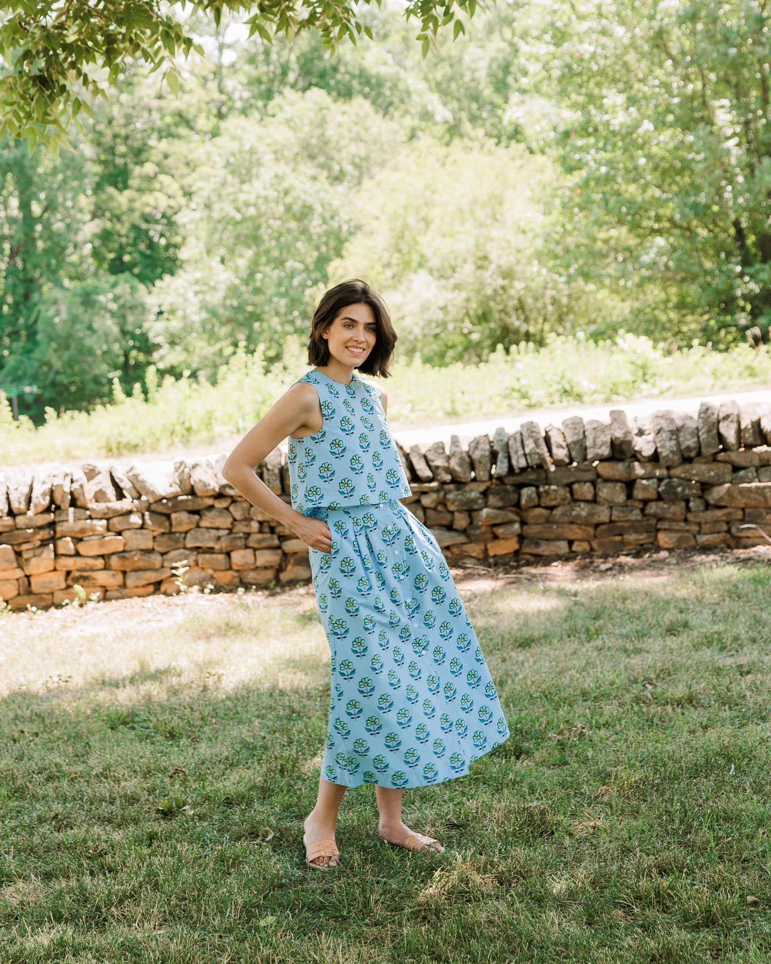 Scout Skirt, Orchid Sprigs