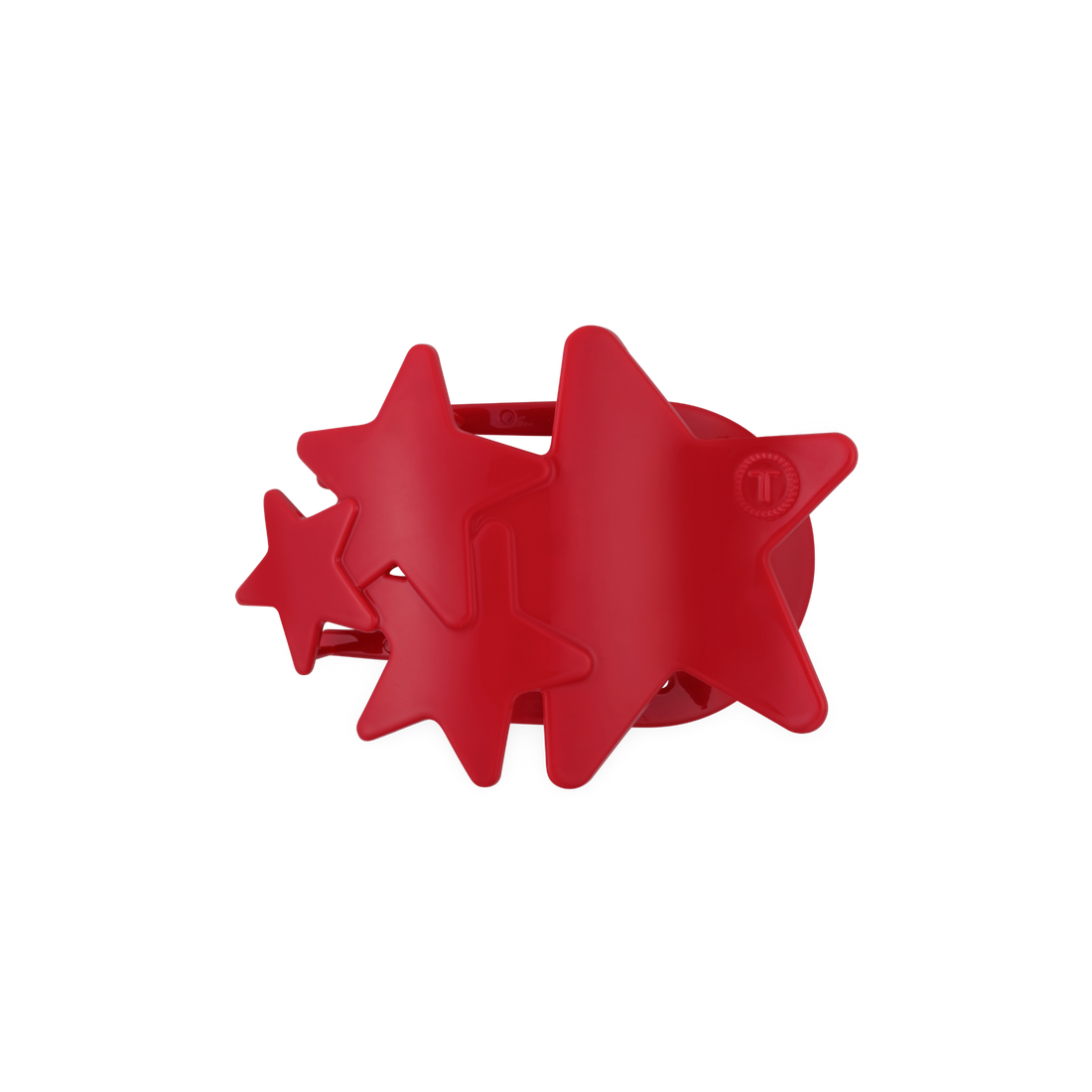 Flat Hair Clip | Medium | Red Shooting Star