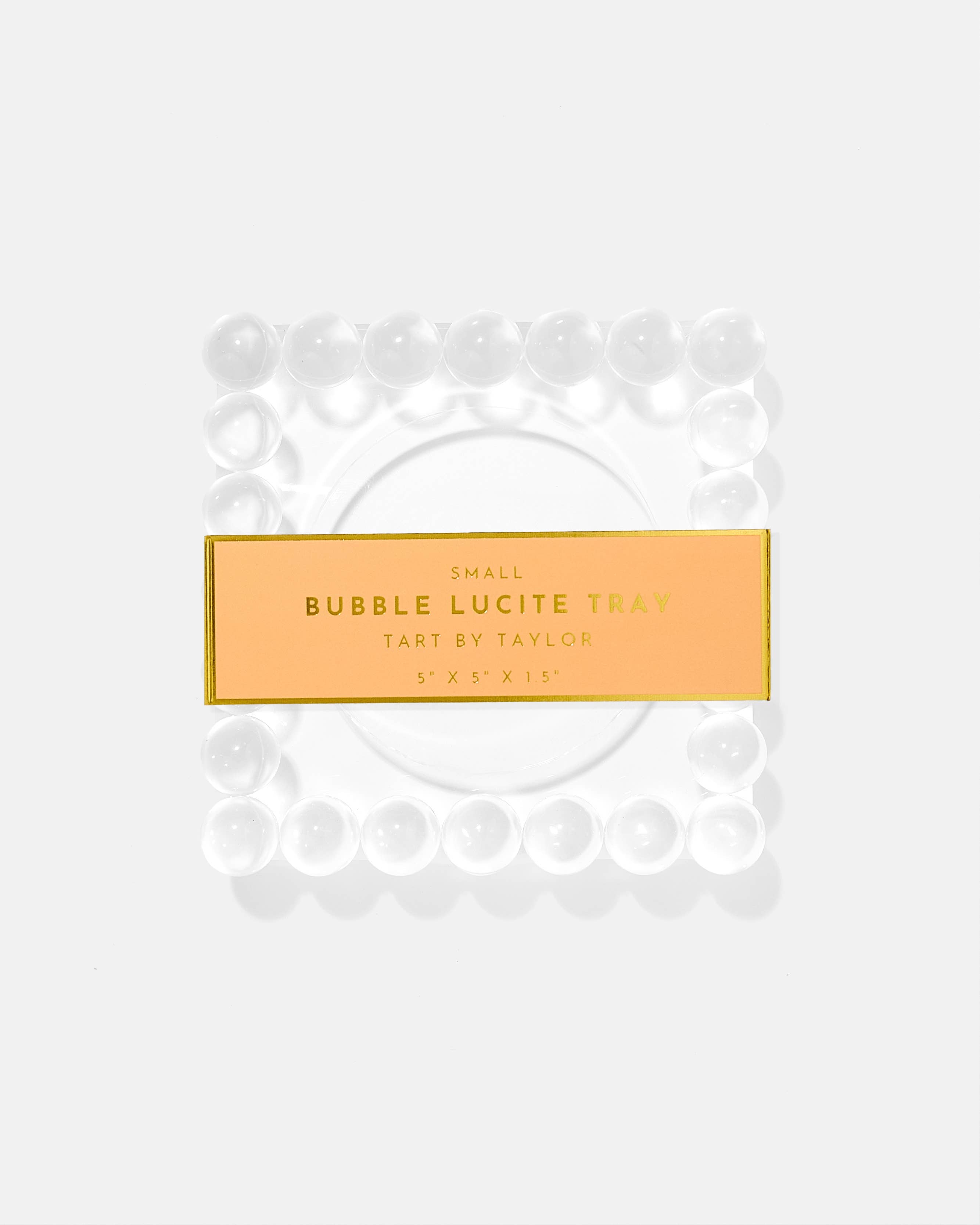 Small Bubble Lucite Tray