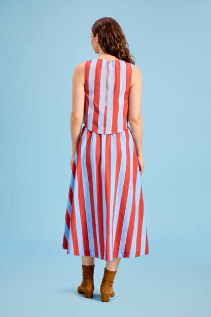 Pavilion Skirt, Hearth Stripe