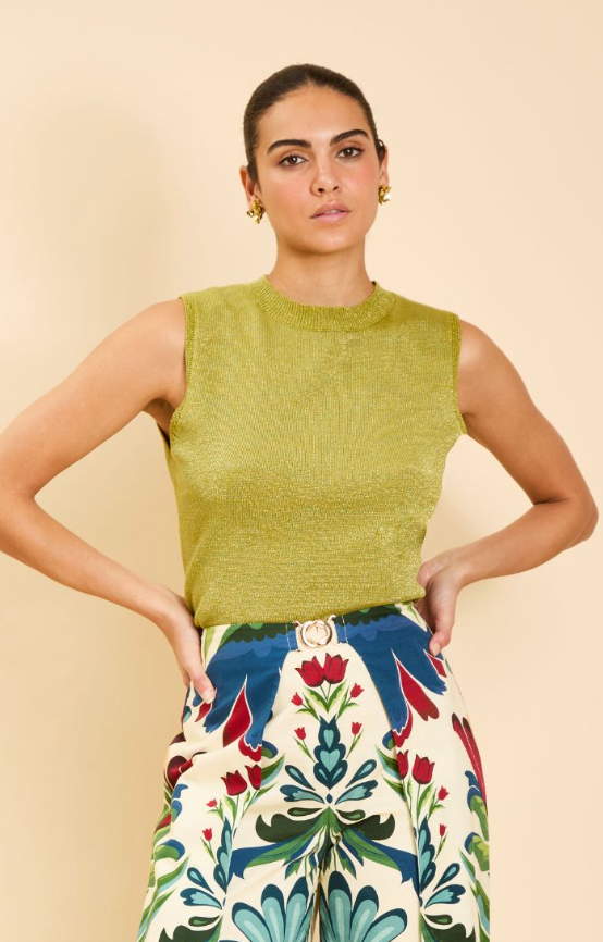 SOHO KNIT SHELL TOP - XX