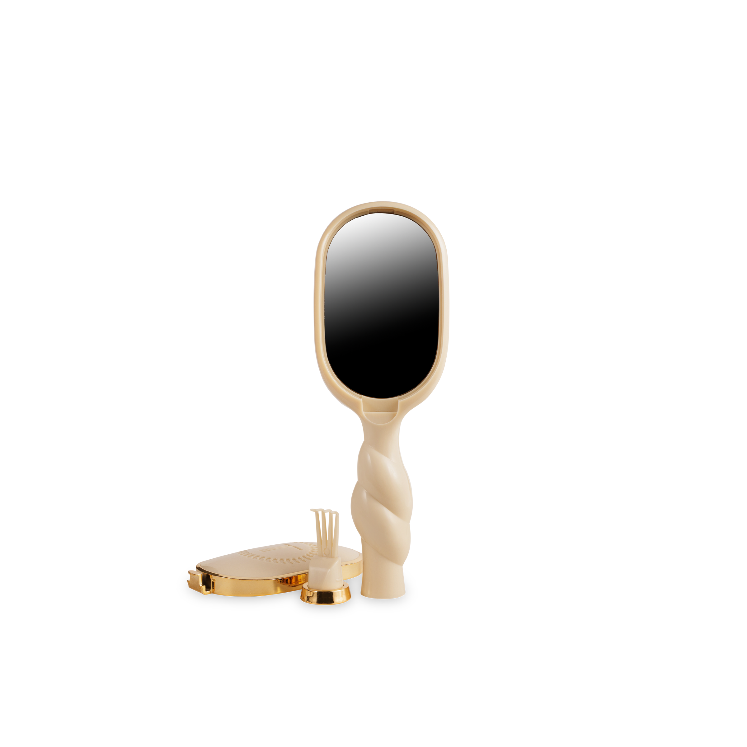 Mini Detangler Brush for Medium Hair - Tan