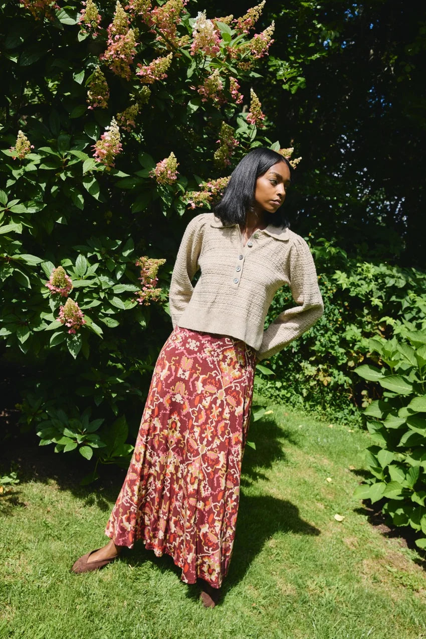 Edith Sweater in Cafe Latte