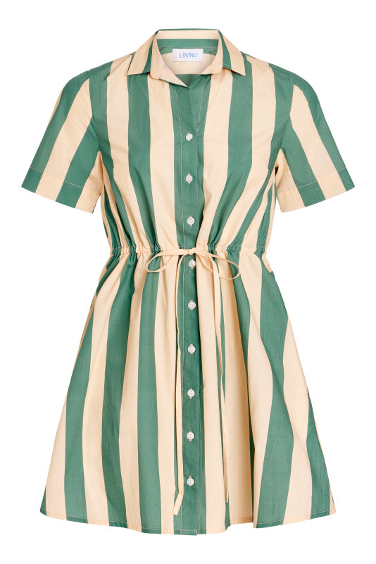 Summit Dress, Stone Stripe