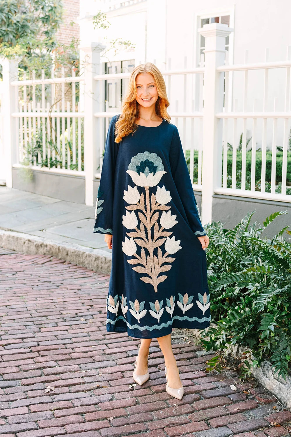 Jane Dress in Topaz Harvest