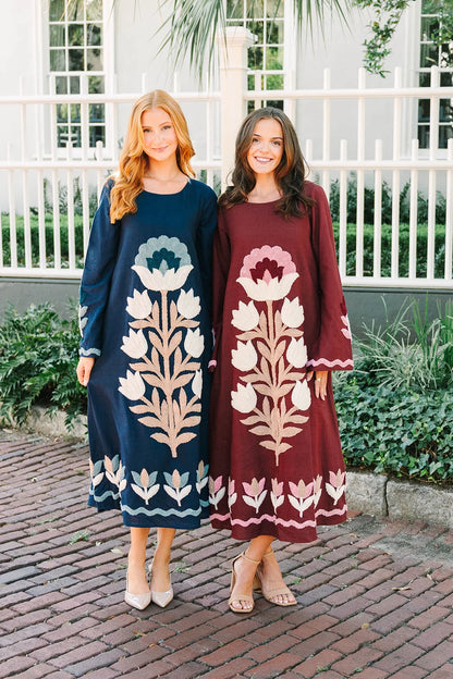 Jane Dress in Rose Harvest
