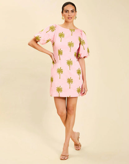 Donovan Mini Dress in English Rose