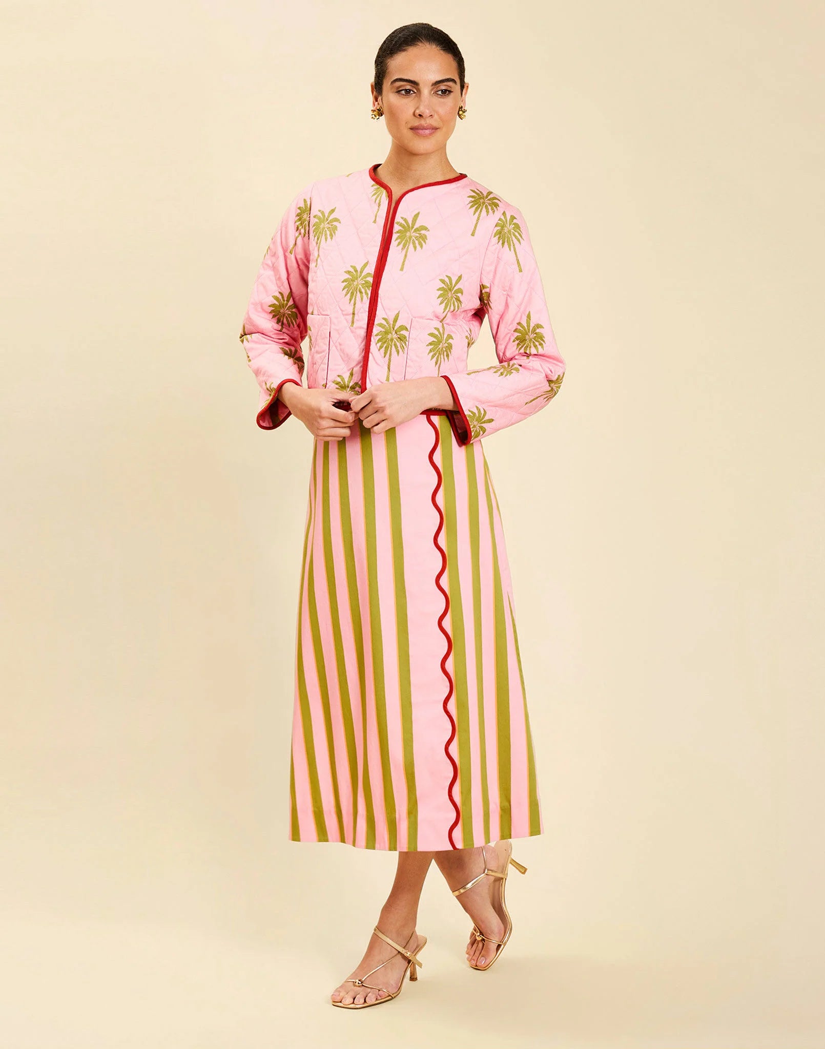 Este Convertible Jacket in Rose Provence