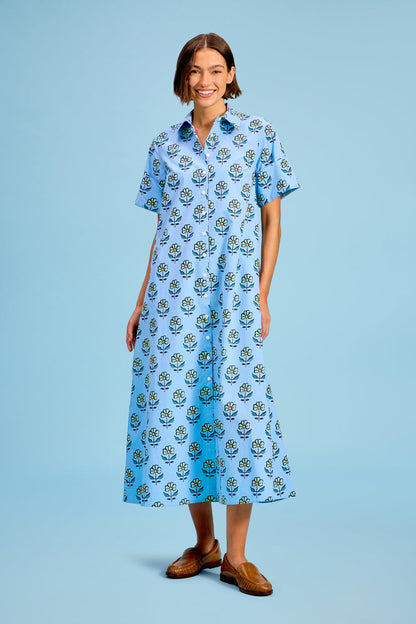 Gibbons Dress, Orchid Sprigs