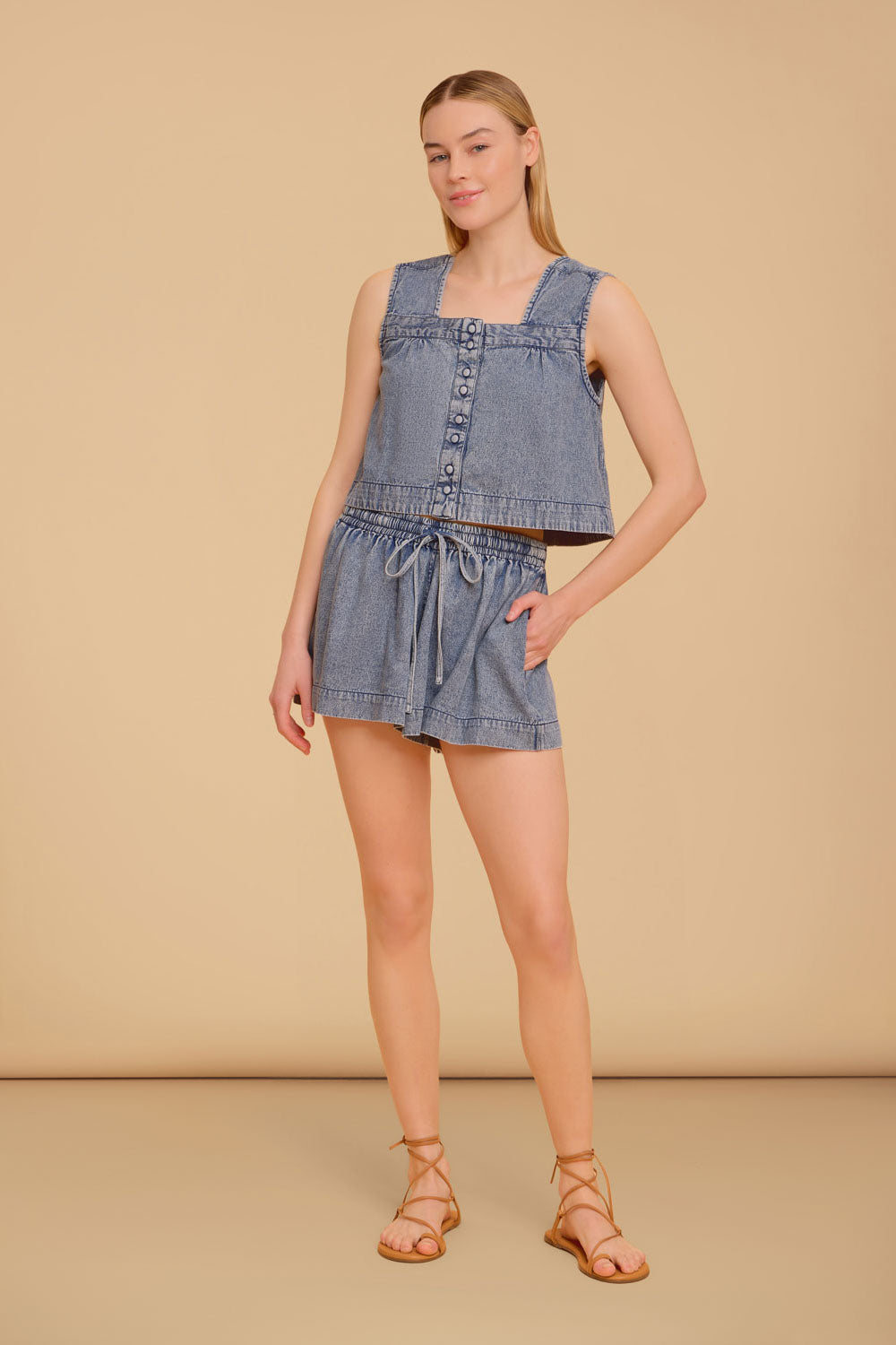 Nellie Top, Denim