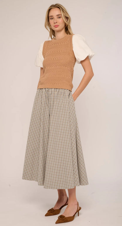 Danni Tee in Camel