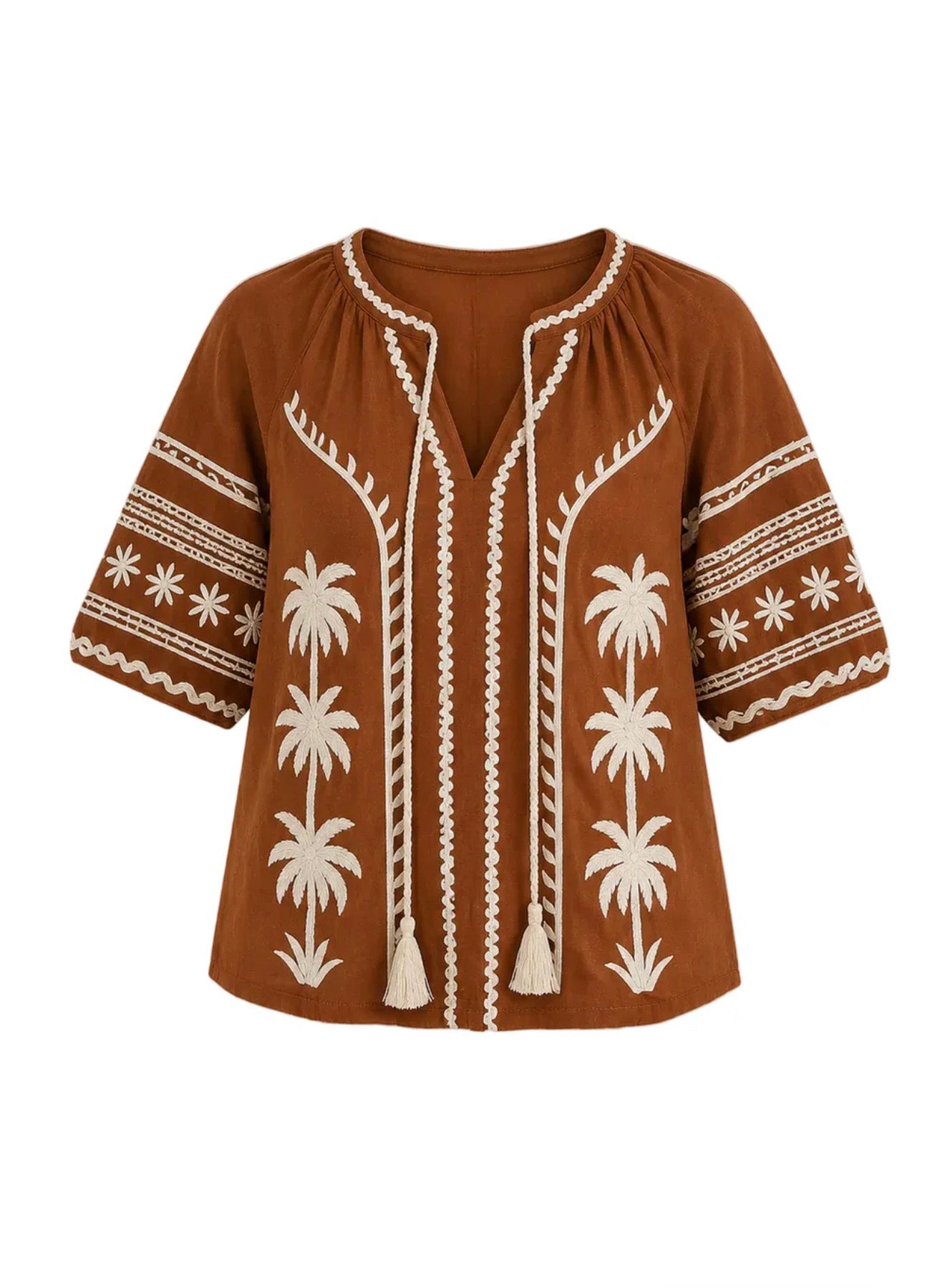 Aislinn Blouse in Umber