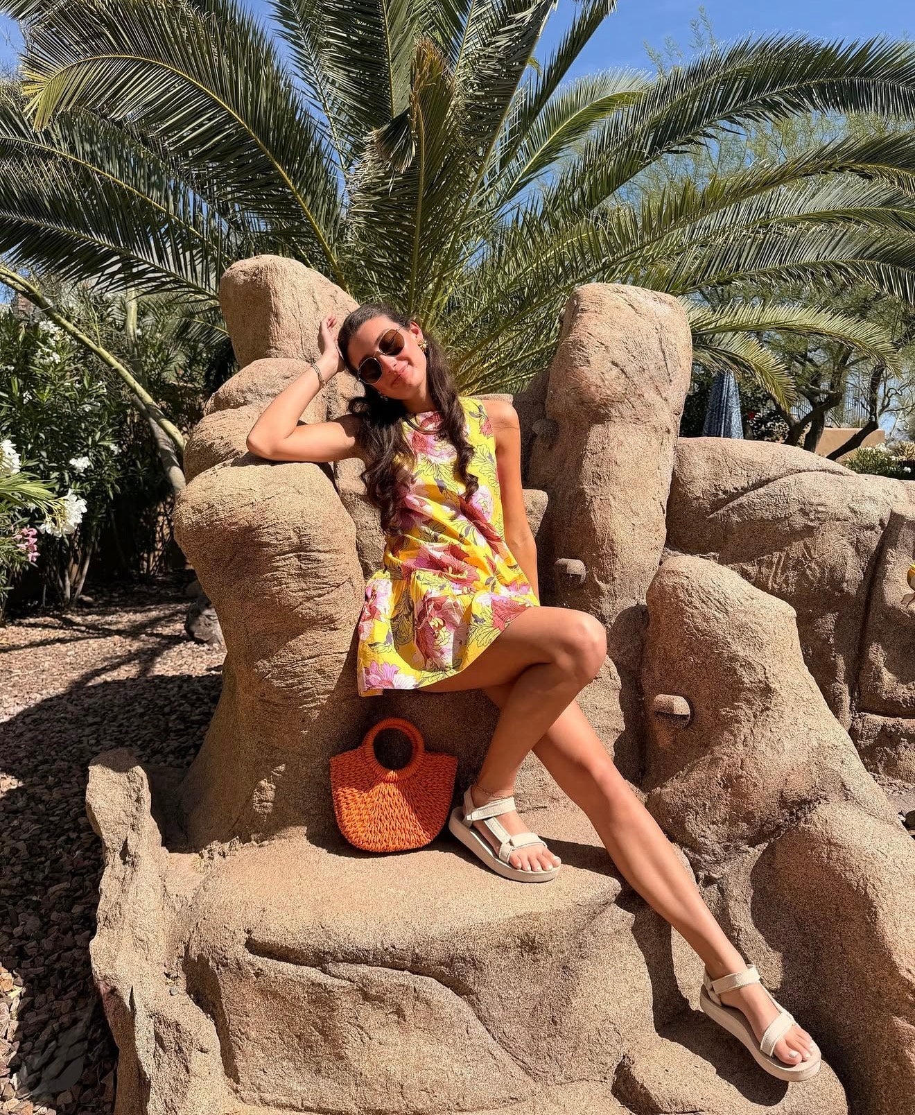 Jasmyn Mini Dress in Liberty Print