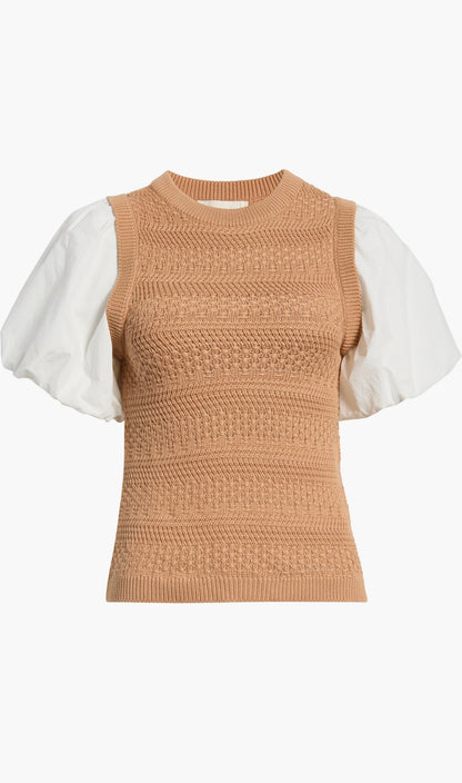 Danni Tee in Camel