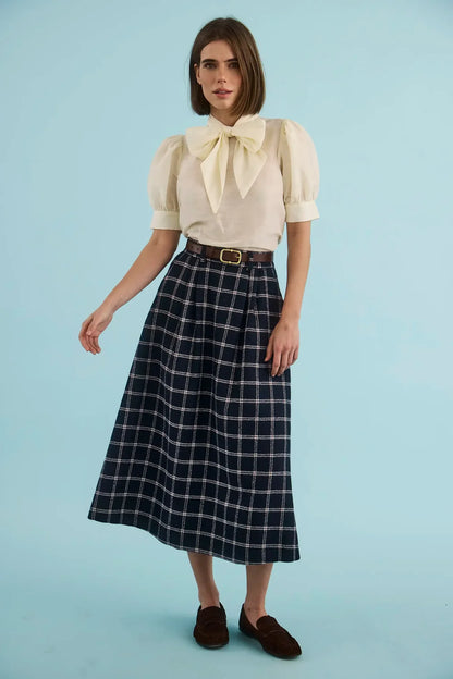 Queenby Skirt in St Andrews Check