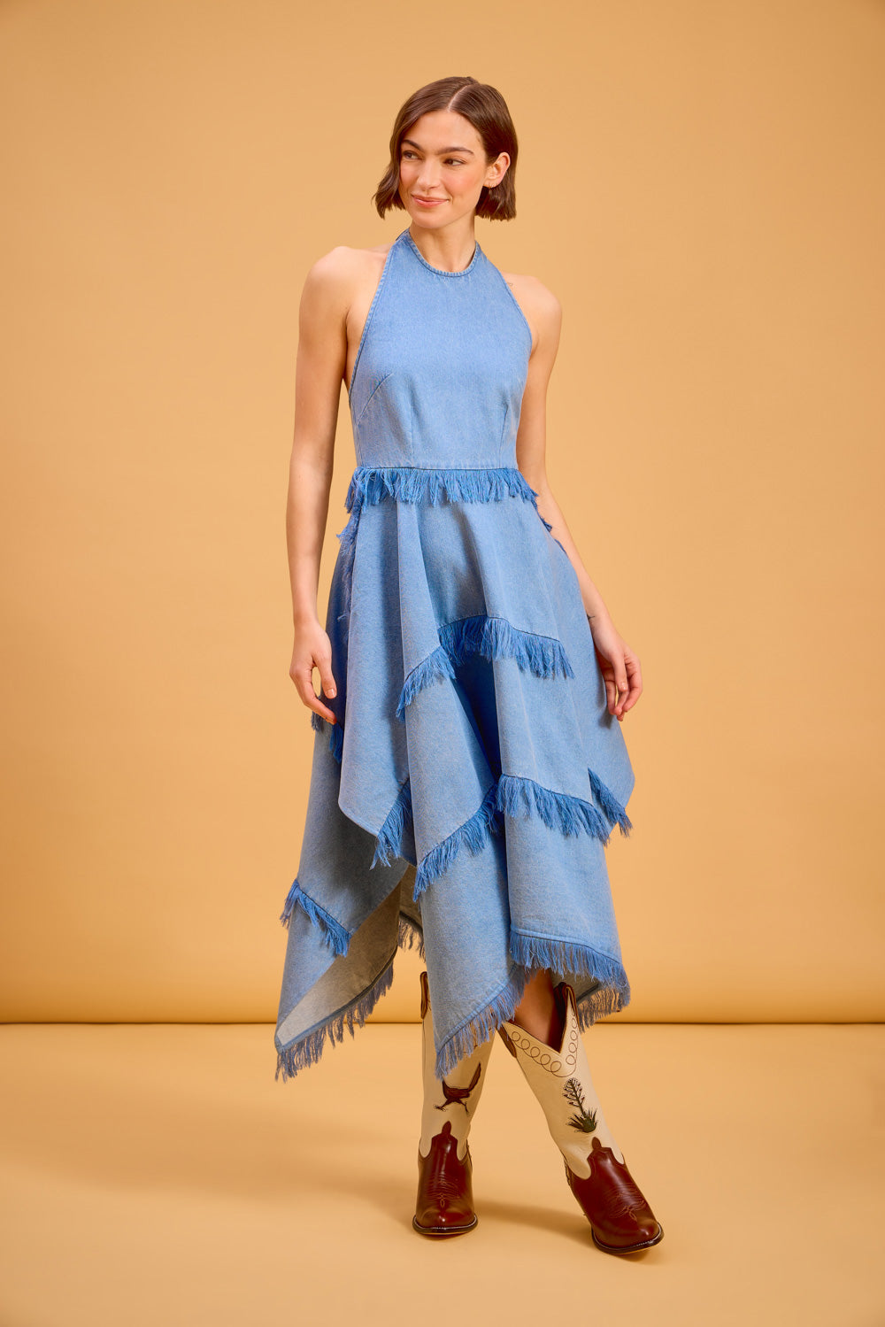 Byars Dress, Denim