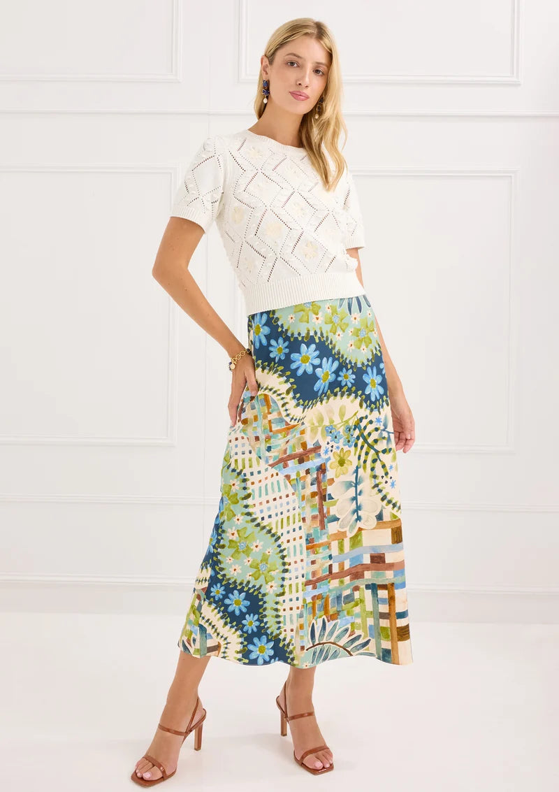 The Hillary Skirt in Mosaic Meadow
