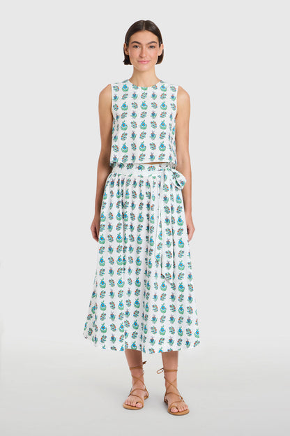 Crop Top, Beach Sprigs