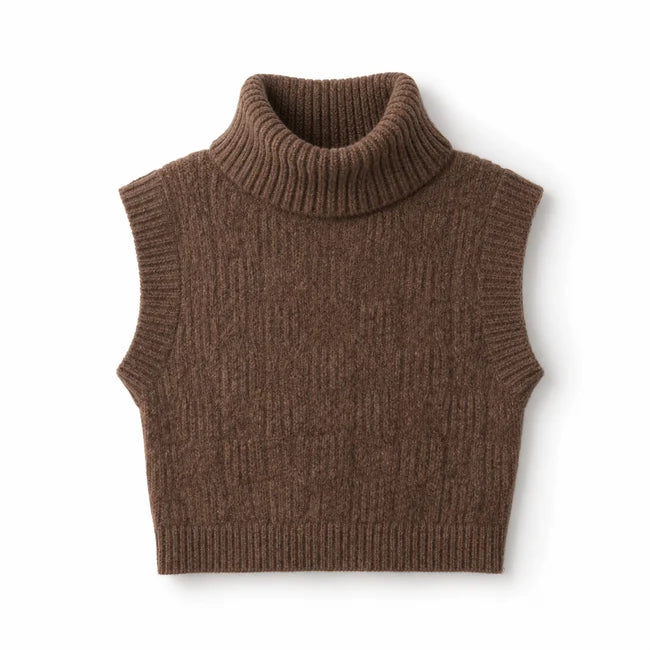Marlene Top in Shitake Brown