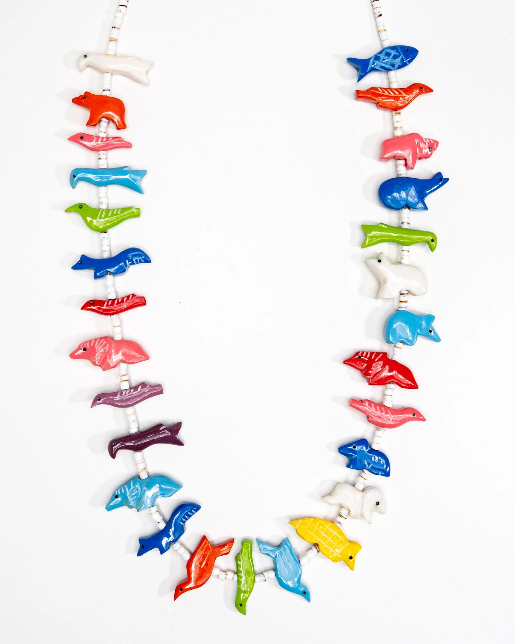 Long Mixed Fetish Necklace