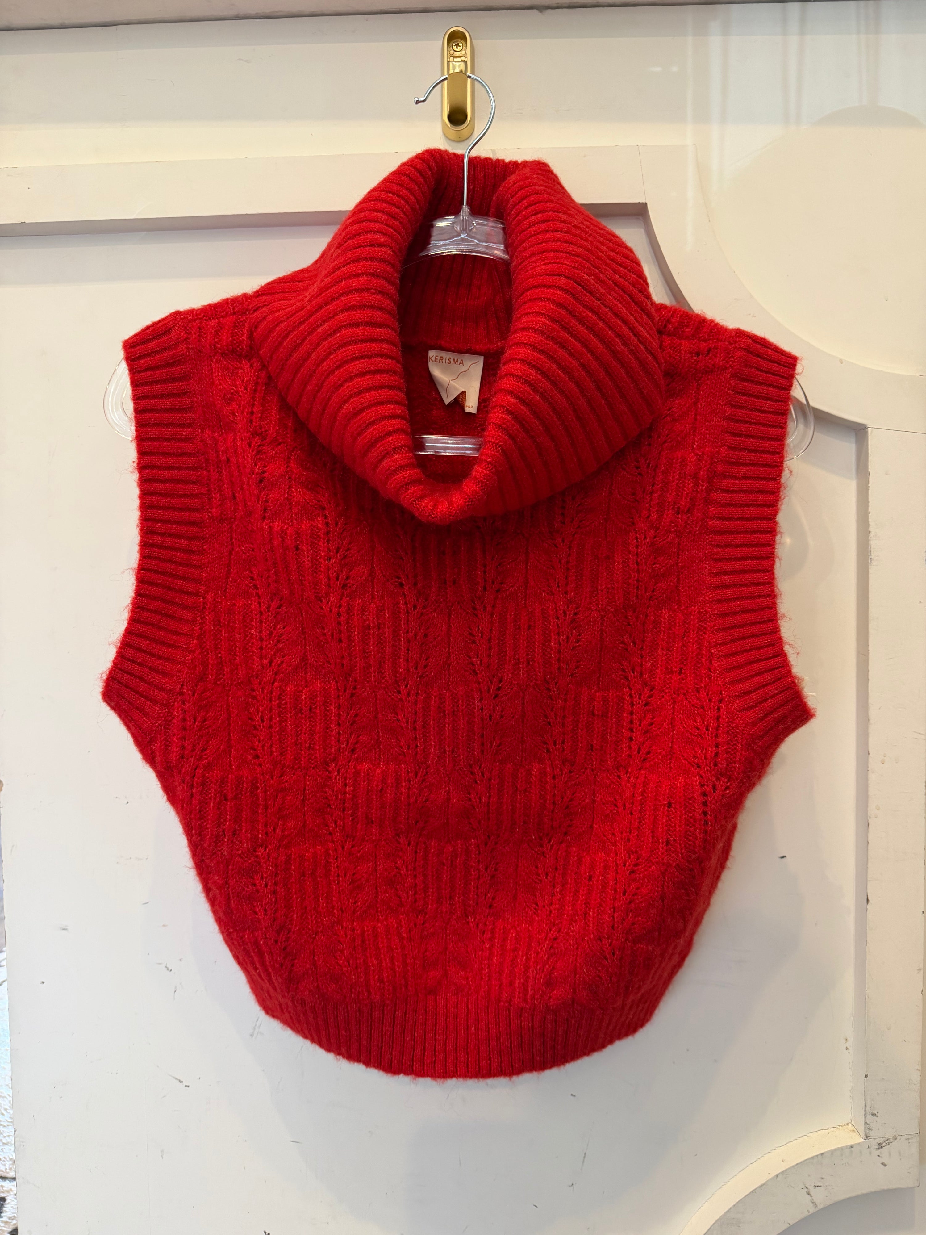 Marlene Top in Red Queen