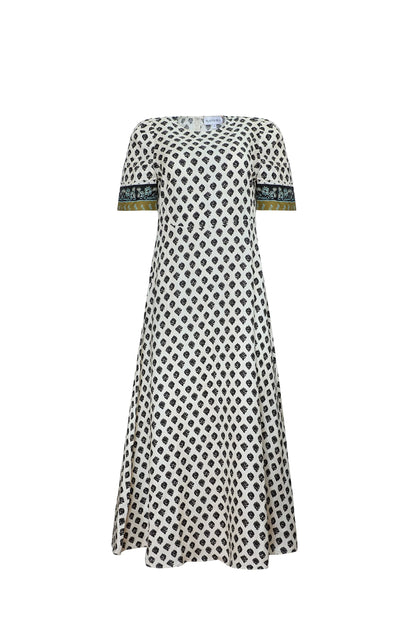 Casey Dress in Thistle &amp; Vine Cream