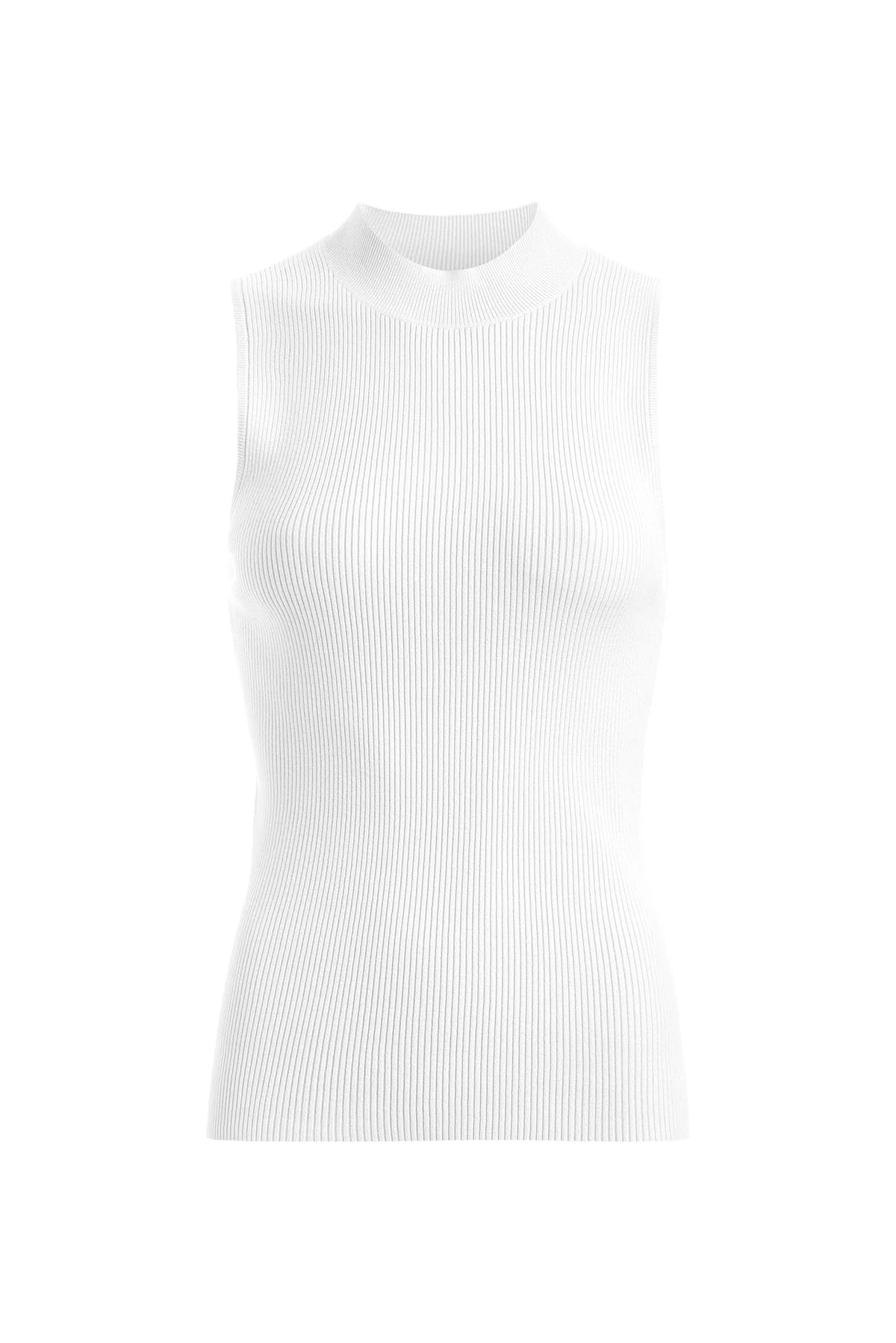 Mazie Top in Cool White