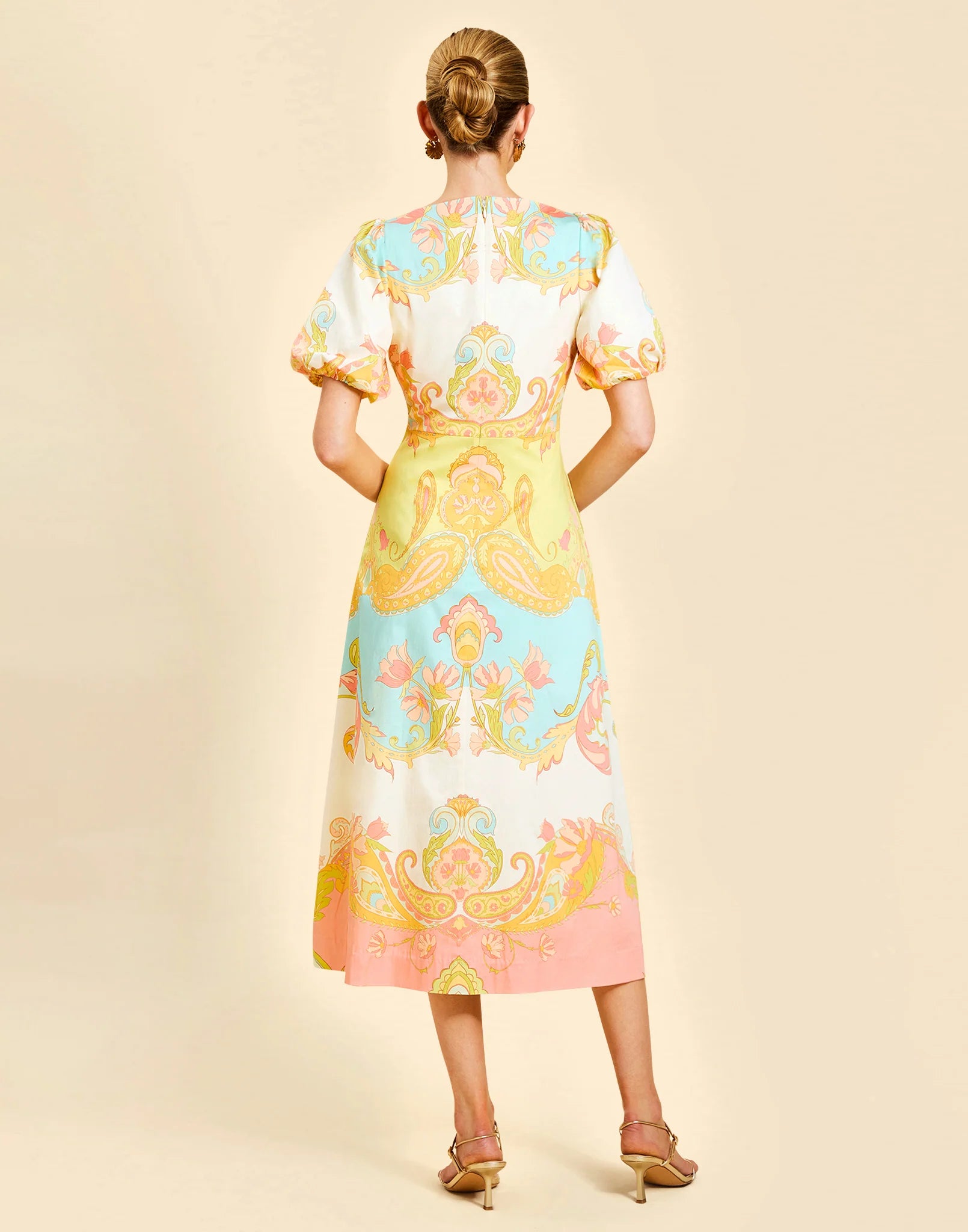Pippa Midi Dress in Venetian Paisley
