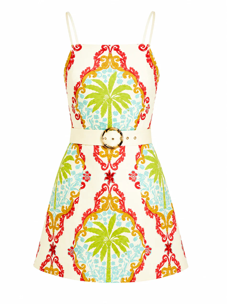 Havana Mini Dress in Mediterranean Sage