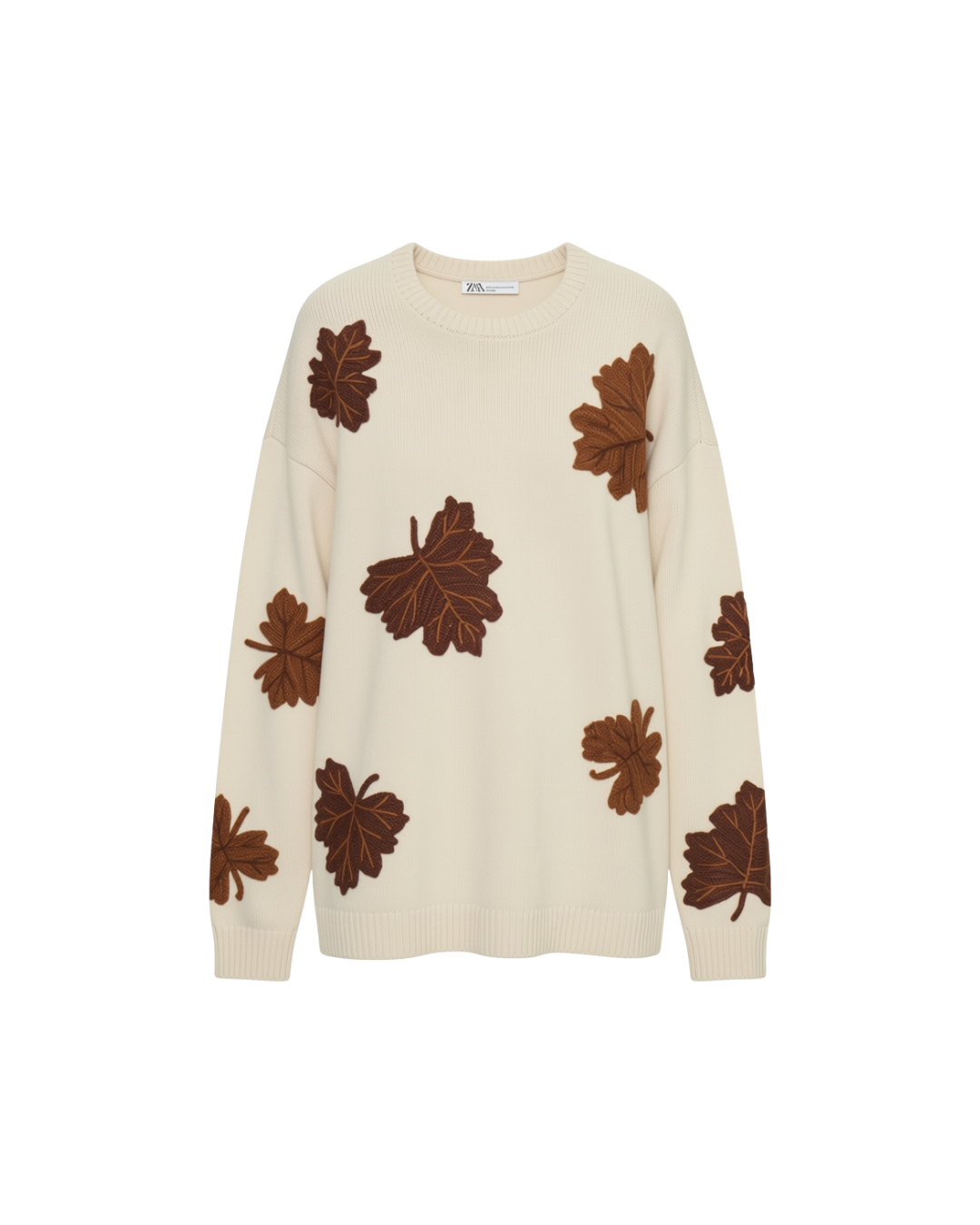 Go To Sweater in Fall Leaves Knit
