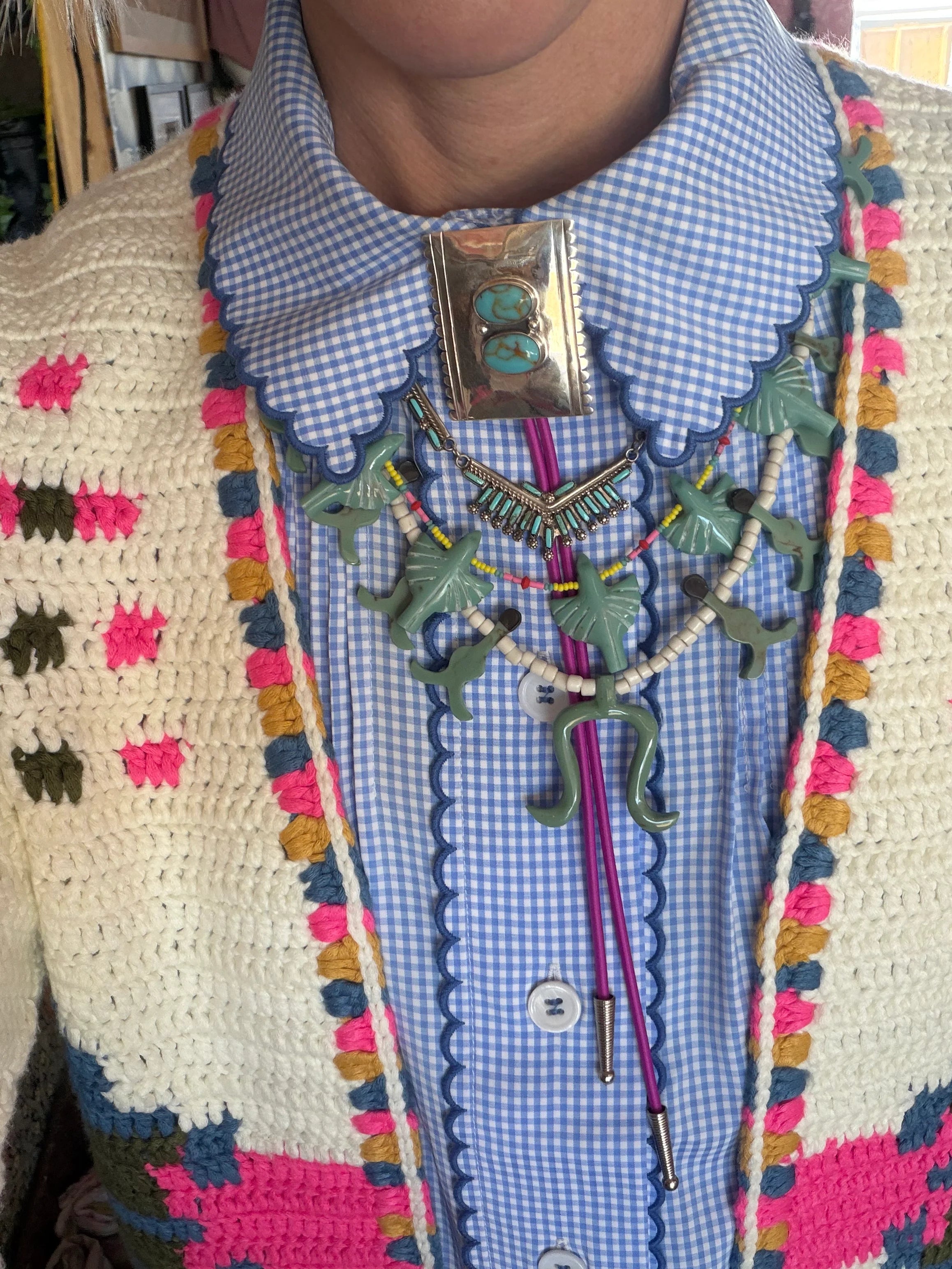Turquoise Squash Necklace