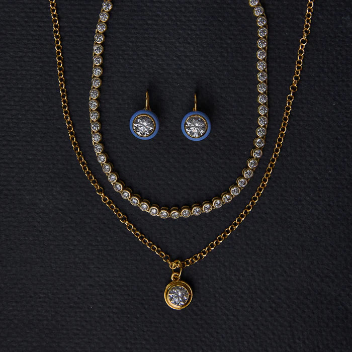 Bezel Necklace