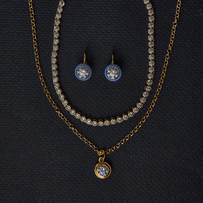 Bezel Necklace