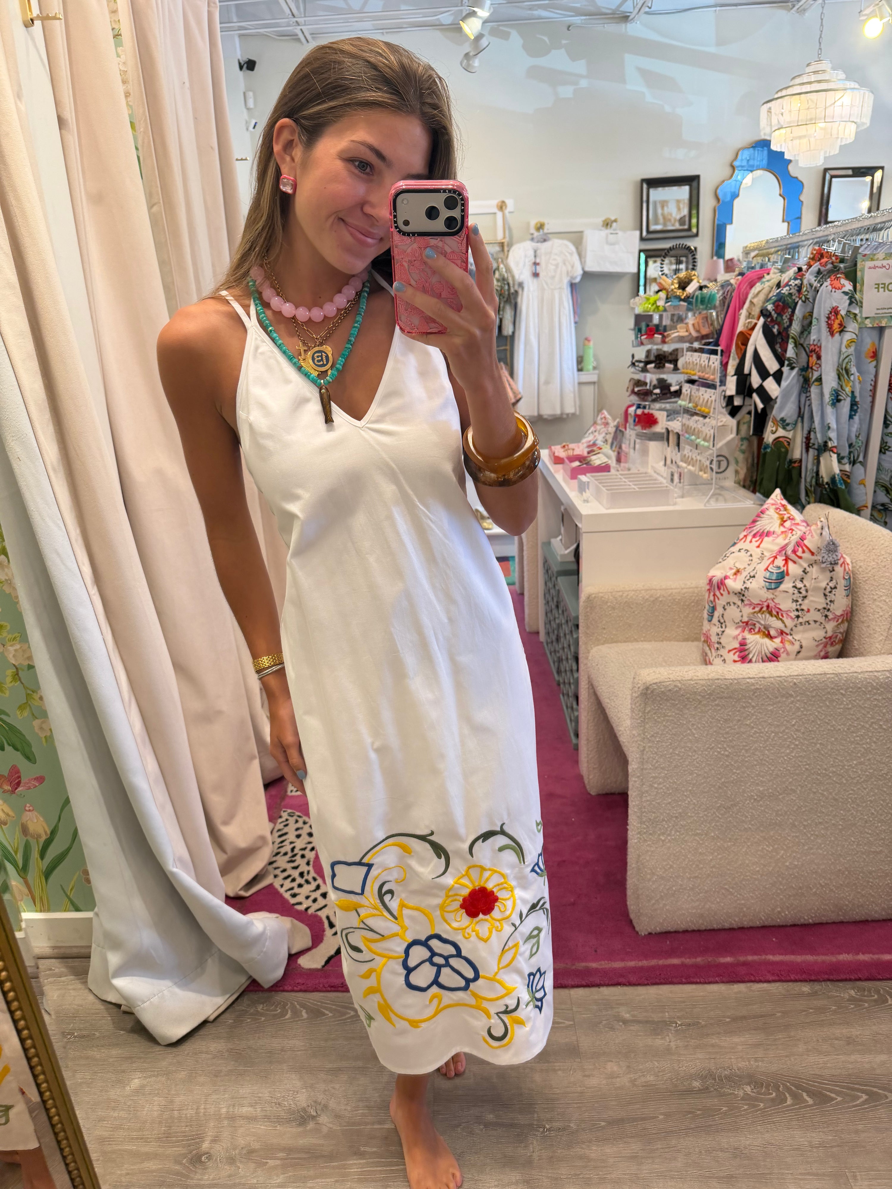 Gunesh Slip Dress