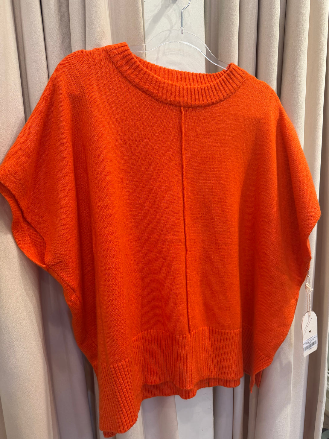 Gwyneth Caroline Top in Orange Flame - ONE SIZE
