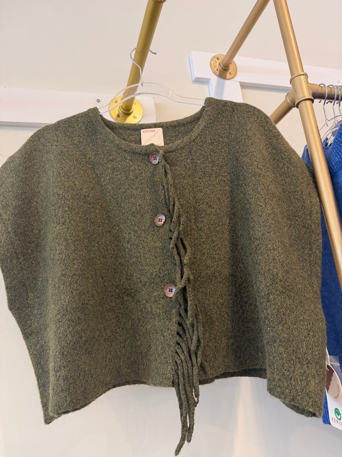 Sachi Vest in Olive Jade