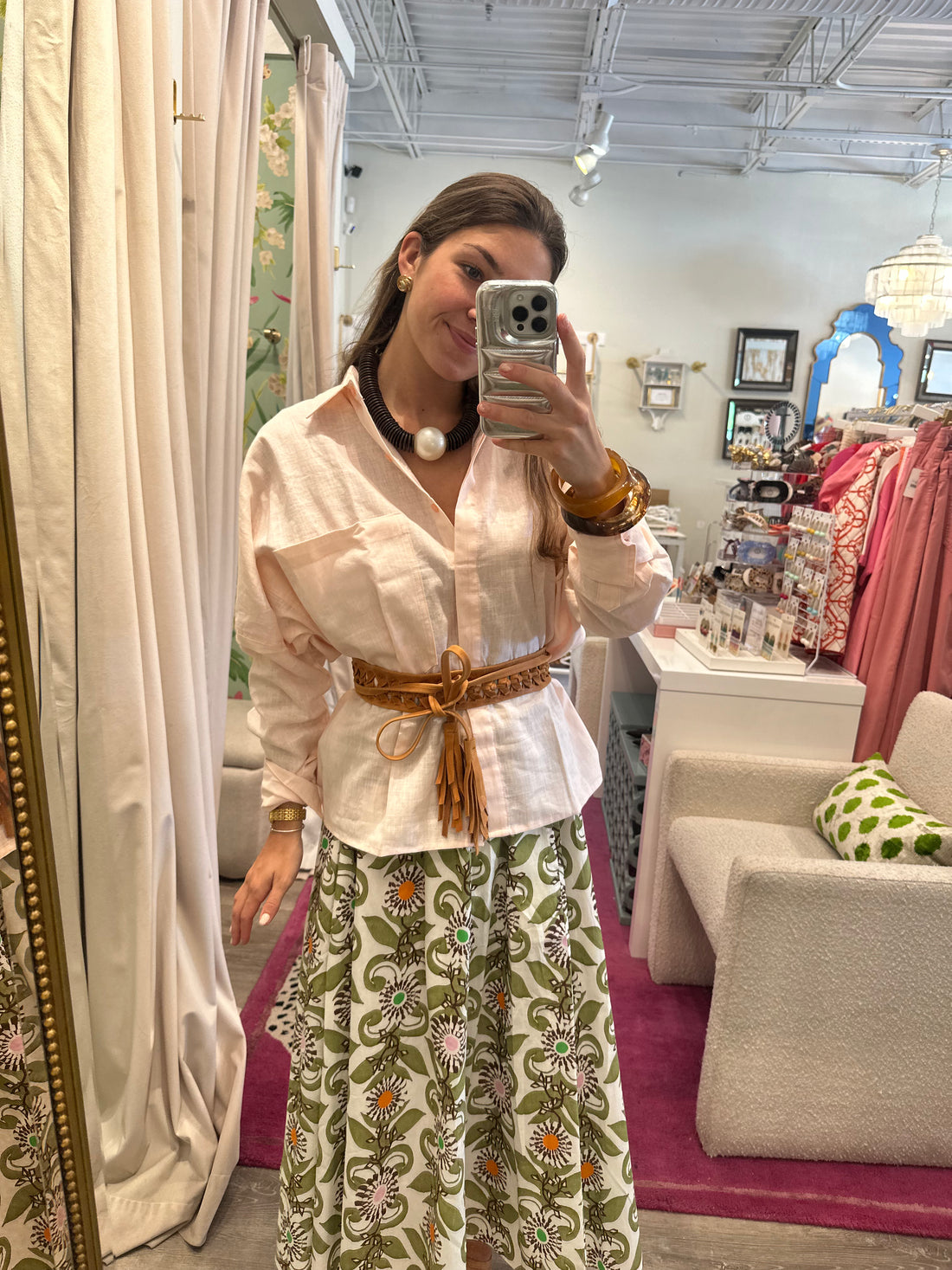 Cate Shirt - One Size - Linen