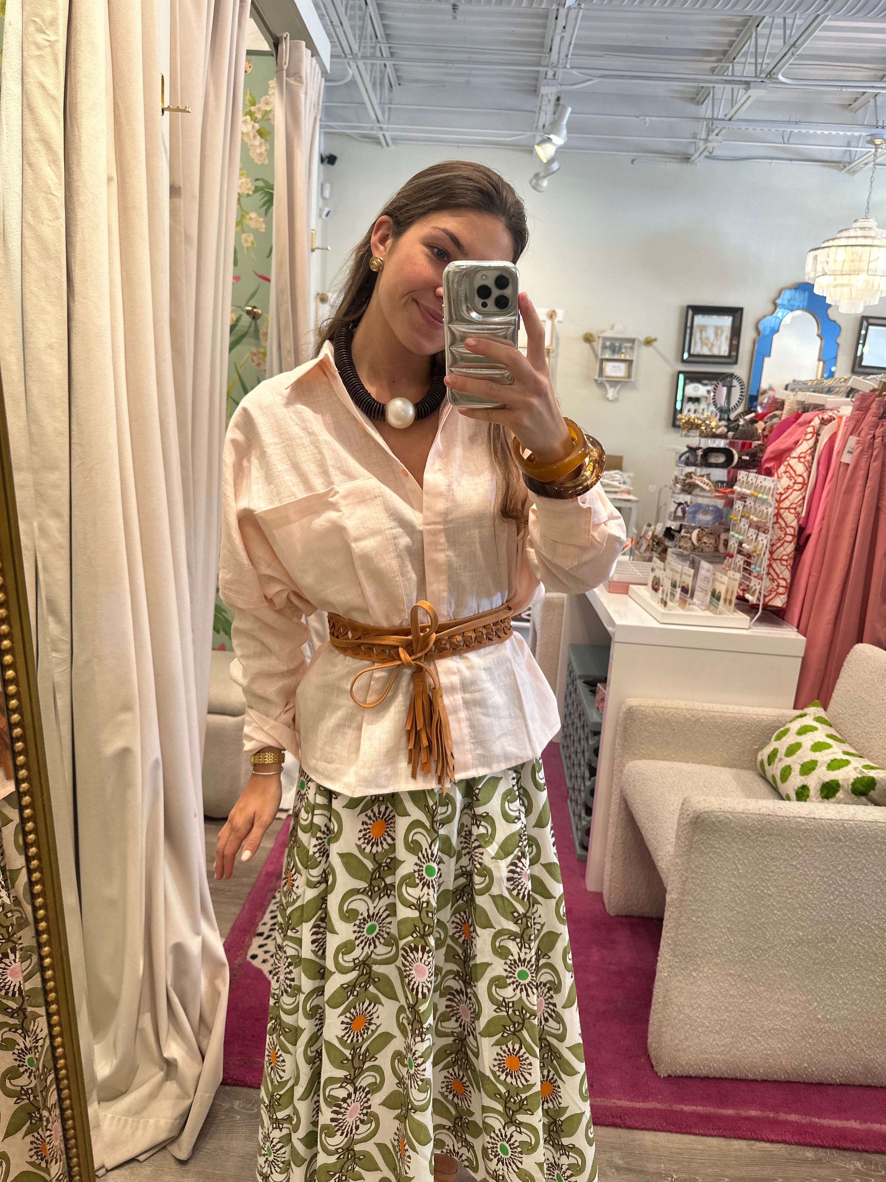 Cate Shirt - One Size - Linen