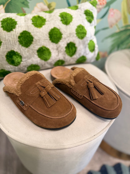 Astrid Cozy Mule in Nutmeg Suede