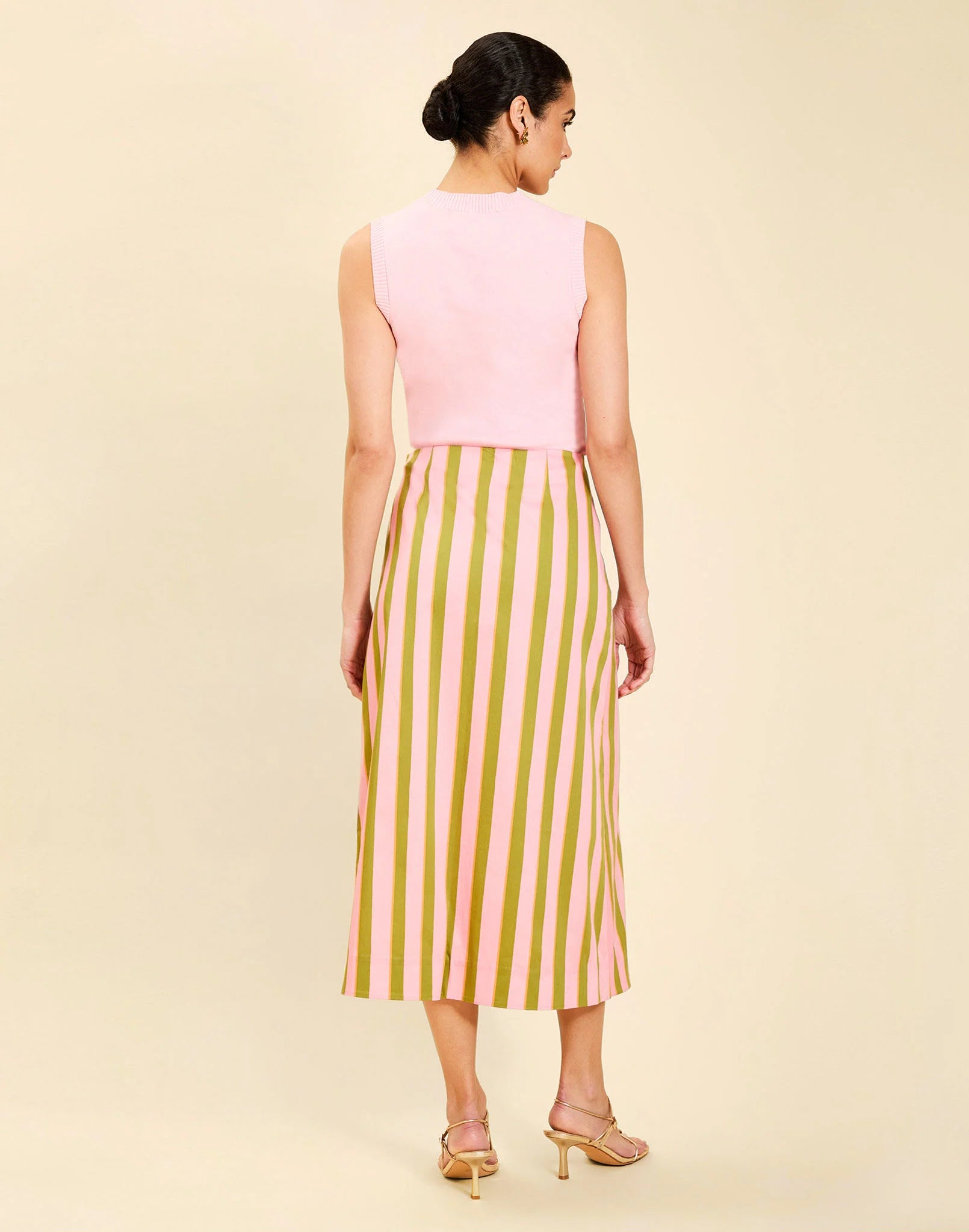 Joyah Midi Skirt in De Provence